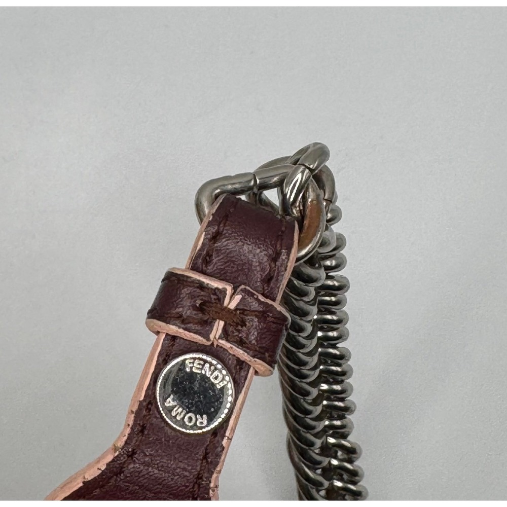 Fendi Roma Kan Studded Bag Chain Strap with COA#798 - Picture 10 of 16